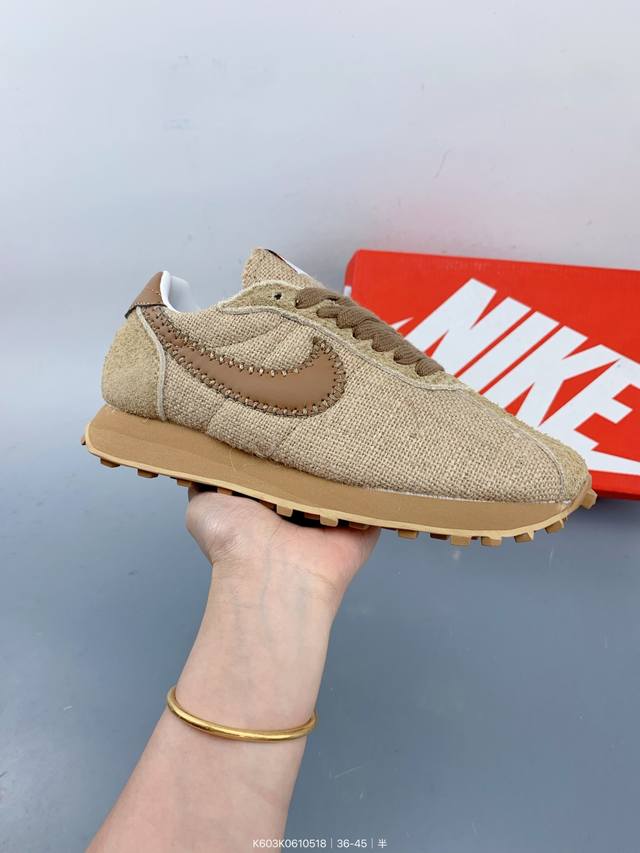 stussy X Nike Ld-1000 本次联名双方选择了上世纪70年代的Nike Ld 1000复古跑鞋进行设计 设计上延续了此前Stussy的标志 鞋舌