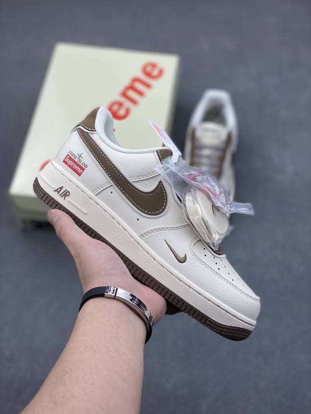 海外限量发售 公司级Nike Air Force 1 '07 Low 空军一号 低帮 运动鞋 休闲鞋 折边针车 工艺难度大 原楦头原纸板 原装鞋盒 定制五金配件