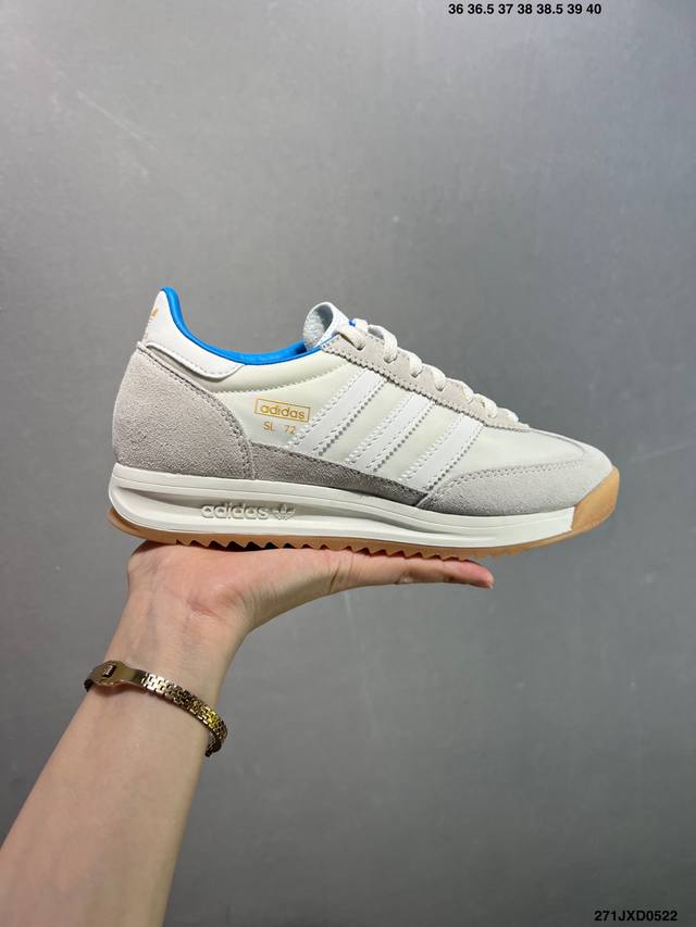 公司级阿迪达斯Adidas Sl 72 Rtn三叶草复古休闲跑步鞋休闲运动鞋 货号:Id1031 尺码:36 36.5 37 38 38.5 39 40 40.