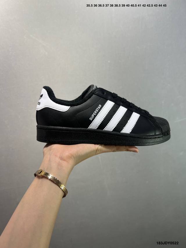 真标阿迪达斯Adidas三叶草 Originals Superstar贝壳头系列低帮经典百搭休闲运动板鞋 货号:Ji0079 尺码:35.5 36 36.5 3