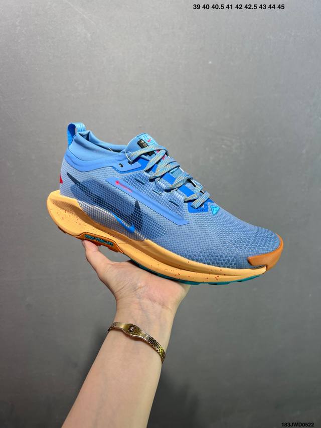 公司级Nike Reactx pegasus Trail 5 next Nature 越野跑步鞋 纯原版本 登月兼顾迅疾外观和稳固脚感 后跟覆面和中足动态支撑巧