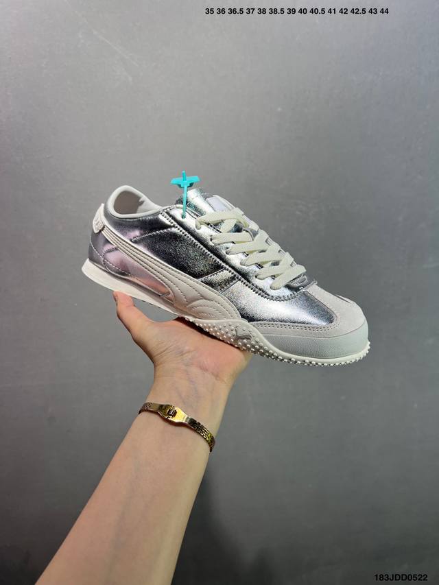 puma Bella Ut 彪马 徐梦洁同款舒适男女低帮生活休闲德训薄底鞋 货号:402186 05 尺码:36 37 37.5 38 38.5 39 40 4