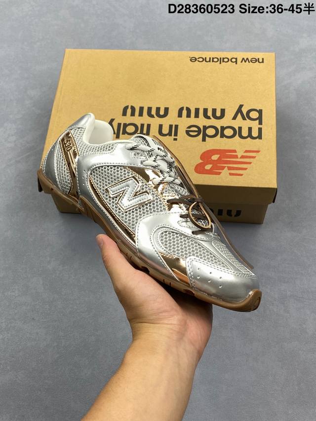 nb530 情侣款 休闲 运动鞋 阿甘鞋 德训鞋 原版开发 经典Nb530运动鞋中汲取灵感推出了自己的迭代版本530Sl 该运动鞋采用解构和轻盈的设计 有棕色和