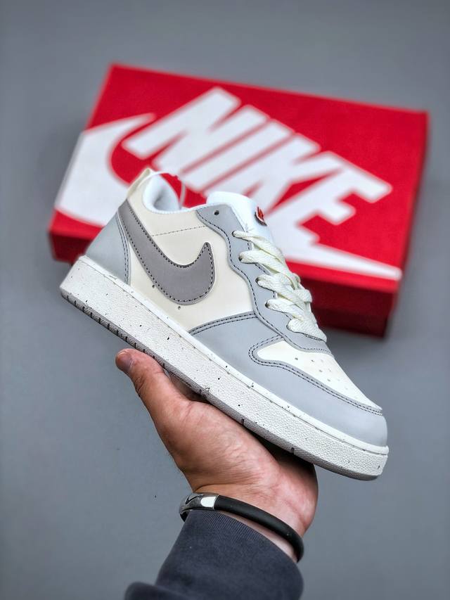Nike Court Borough Low 低帮百搭透气休闲运动板鞋男女鞋经典耐用的设计 兼顾舒适脚感和出众风范 演绎匠心之作 结构性的支撑贴合感结合复古篮球