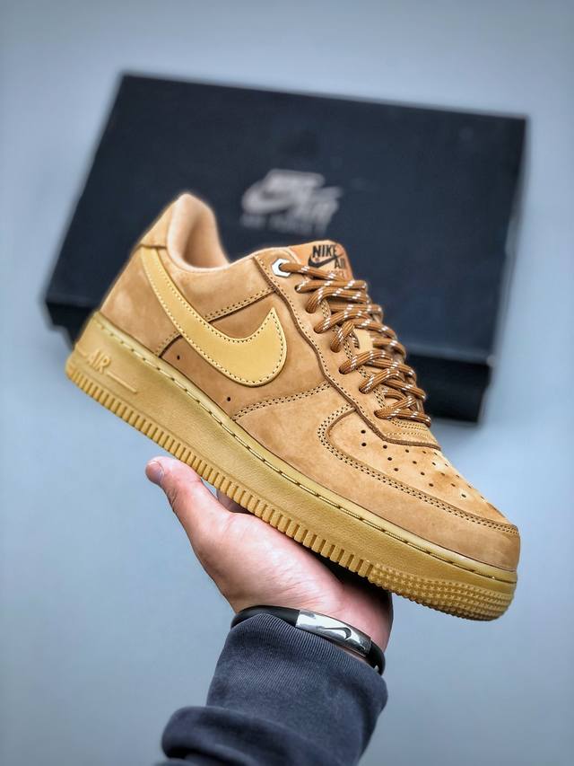 今日福利特价 麂皮特价 Nike Air Force 1 Low 07 Lv8 Wheat Flax 空军一号低帮 小麦色 Cj9179- 奥莱Zp订单 直播间