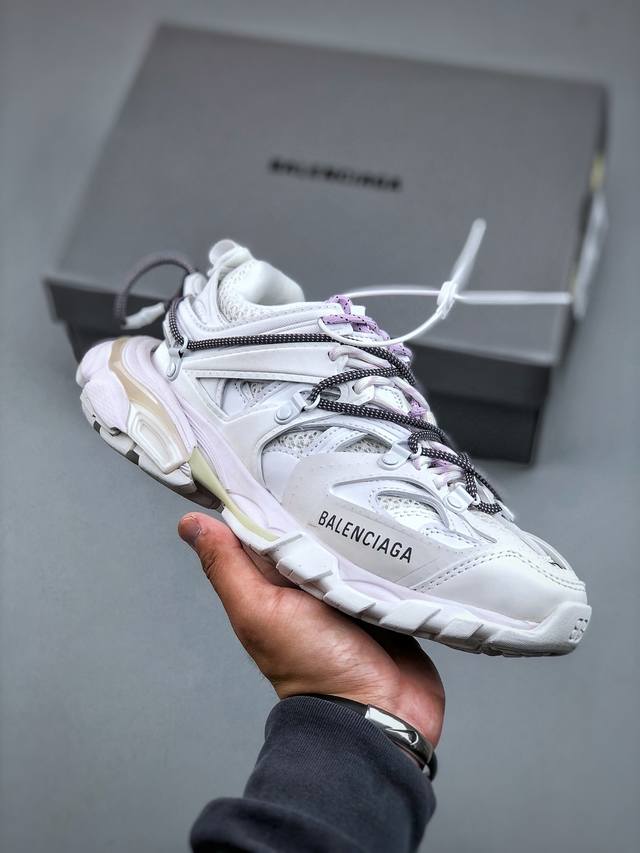 Vg版本 Balenciaga 巴黎世家3.0低帮老爹鞋 定制巴黎世家 Balenciaga3.0 Track.2 Open Sneaker 巴黎世家3.0 三