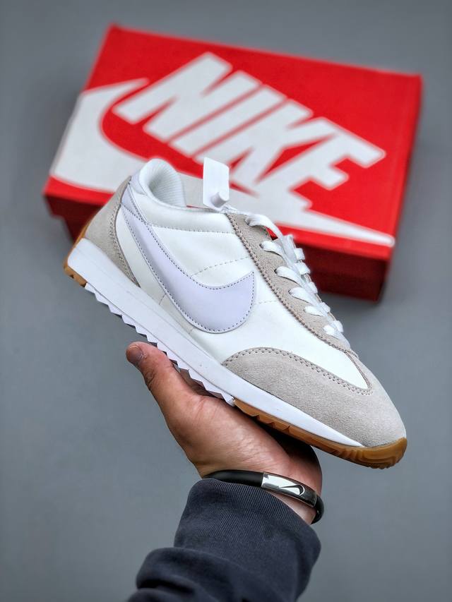 Nike pacific 舒适百搭 复古运动鞋防滑耐磨 低帮 生活休闲鞋 pacific 的复古设计与皮革 绒面革和网眼等传统纹理相结合 这款运动鞋还采用经典人