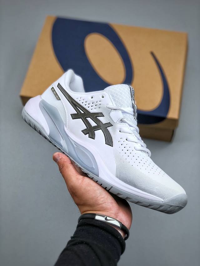 Asics亚瑟士Gel-Challenger 白黑 缓震防滑网球鞋 货号 1041A510-002尺码 40-45 半