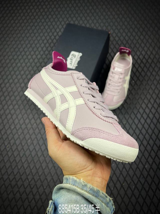B onitsuka Tiger Mexico 66 百搭单品 板鞋 Mexico 66是鬼冢虎旗下最经典的款式 李小龙最喜欢的一款训练鞋休闲鞋 鞋身特有的虎爪