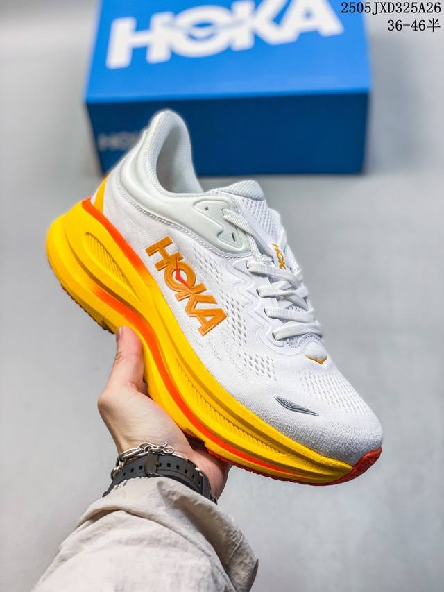 hoka One One Bondi 9 舒适百搭防滑耐磨 低帮 休闲跑步鞋 尺码 见图 编码 05Jxd325A26