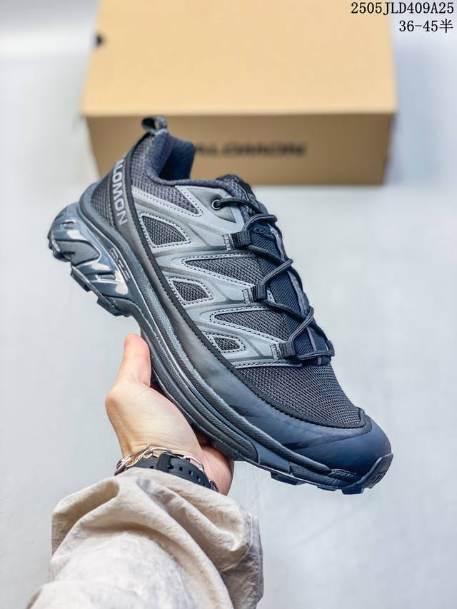 公司级Salomon Xa pro Xt-6 Expanse萨洛蒙户外越野跑鞋 鞋面采用Sensifit贴合技术 全方位贴合包裹脚型 鞋跟部鞋底牵引设计 提供强