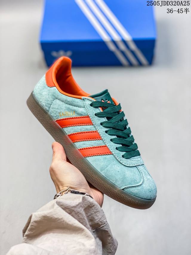 真标带半码 阿迪达斯Adidas Gazelle男女子板鞋时尚复古个性时尚 尺码 见图 编码 05Jdd320A25