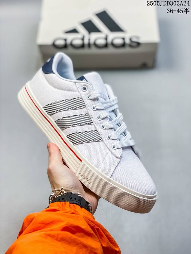真标带半码 daily 4.0复古百搭休闲板鞋男女Adidas阿迪达斯官方轻运动Jr0077 尺码 见图 编码 05Jdd303A24