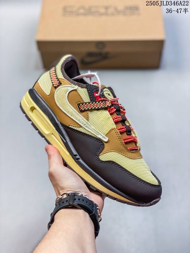 真标带半码 nike 耐克官方Air Max 1 Ts联名男女耐磨跑步鞋Do9392- 尺码 见图 编码 05Jld346A22