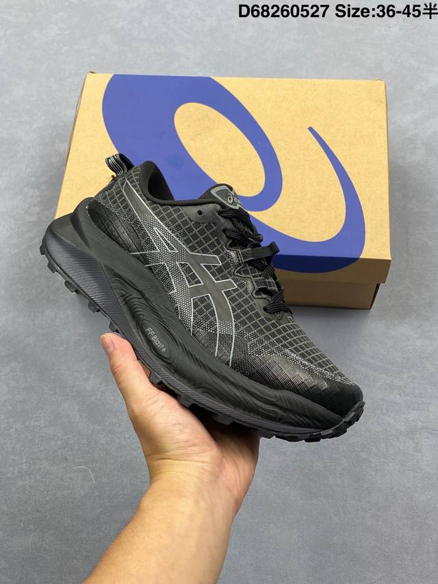 公司级Asics Gel-Trabuco Max 3 亚瑟士 网面透气 耐磨 越野跑步鞋 这双鞋的外观设计超级吸引人 简约大气 色彩搭配也很时尚 Asics亚瑟