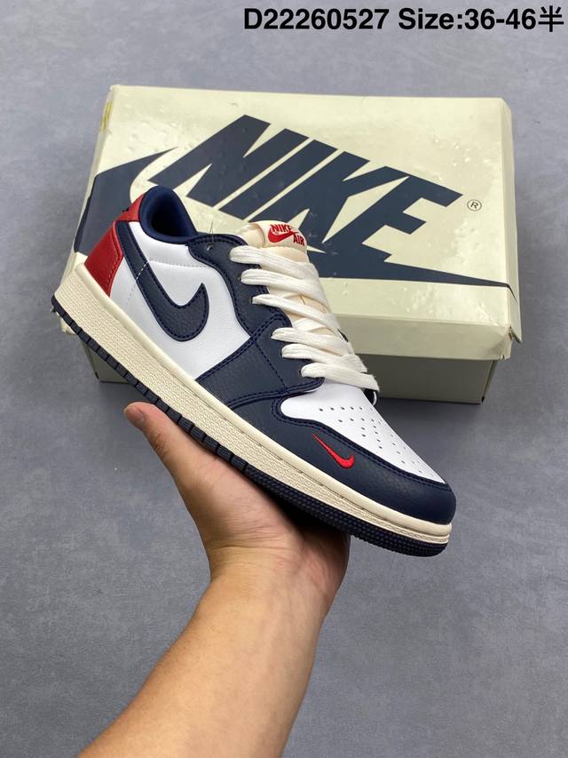 头层Nike Air Jordan 1 Low aj1乔1低帮休闲板鞋 同步官方配色 头层皮打造 正确满胶鞋垫 四线拉帮 原厂织唛标 鞋舌高弹海绵填充 官方货号