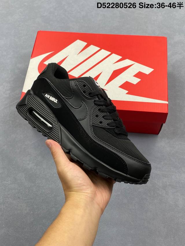 nike Air Max 90 初代复古气垫百搭休闲运动慢跑鞋复古小气垫史上第一双可视气垫跑鞋 凭借着 Air Max 气垫带来的舒适脚感和鞋面面料上的不断精进