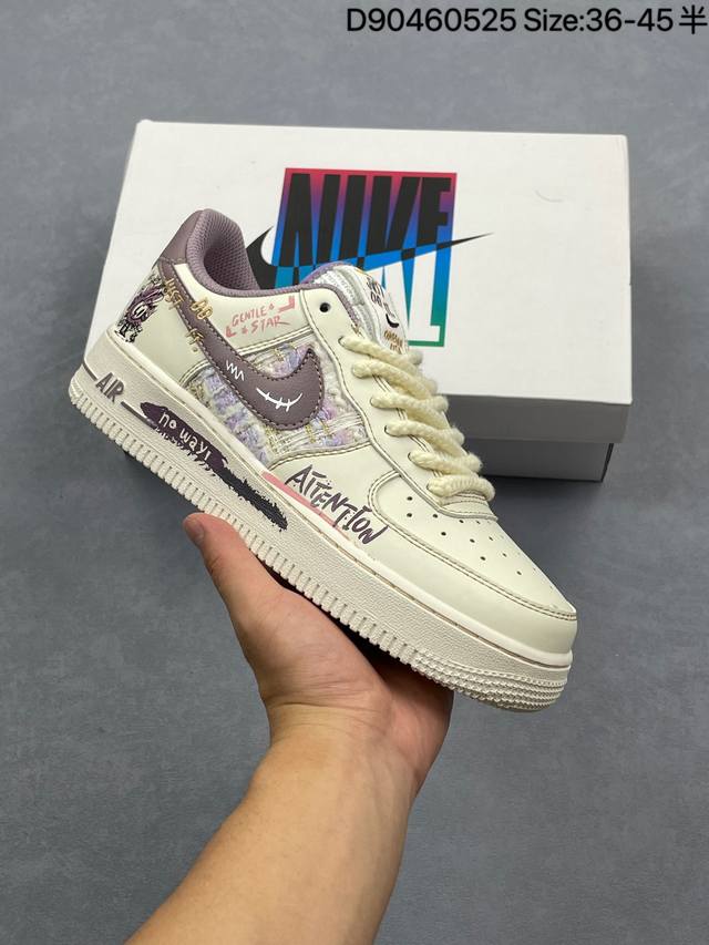 公司级 Af1耐克 Nike Air Force 1 07 Low 空军一号 2025年蛇年新款 小白鞋 厚底增高百搭运动板鞋 原楦头原纸板 打造纯正空军版型