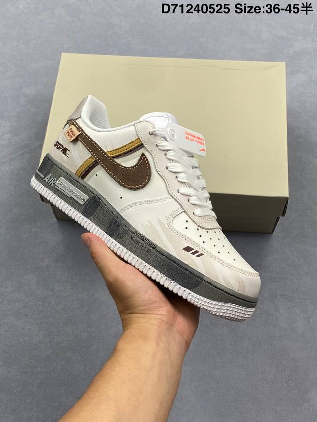 nike Air Force 1 Low 07 空军一号低帮休闲板鞋 定制皮料 原楦原纸板 纯正空军版型 内置全掌气垫 货号 男 Cw2288-114 size