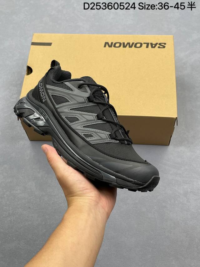 公司级Salomon Xa pro Xt-6 Expanse 萨洛蒙户外越野跑鞋 鞋面采用Sensifit贴合技术 全方位贴合包裹脚型 鞋跟部鞋底牵引设计 提供