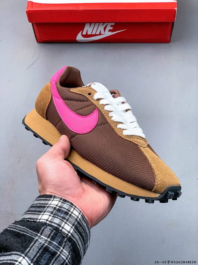 耐克Nike Roshe Run Ld-1000 X Stussy 华夫一代系列华夫复古休闲运动慢跑鞋 美国元祖街头潮牌-斯图西联手Nike打造 Ld-1000