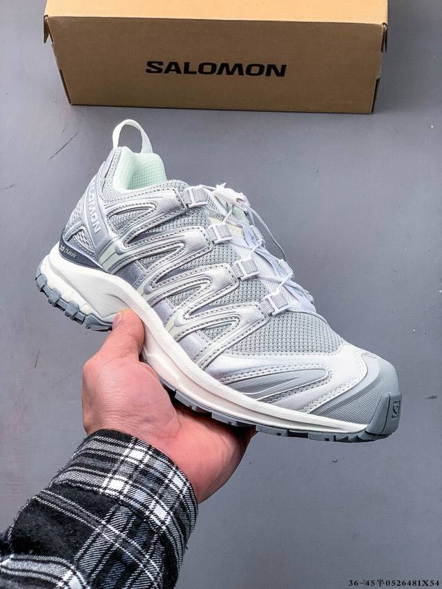 salomon Xa pro 3D Adv 萨洛蒙 户外越野跑鞋 鞋面采用Sensifit贴合技术 全方位贴合包裹脚型 鞋跟部鞋底牵引设计 提供强大的抓地性能