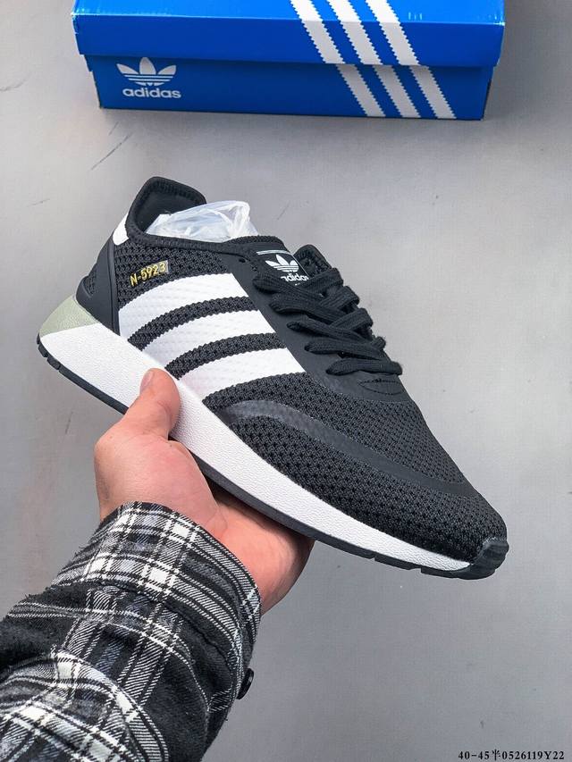 阿迪达斯Adidas N-5923三叶草 针织透气小Iniki 伊尼基复古跑步鞋 0526119Y22
