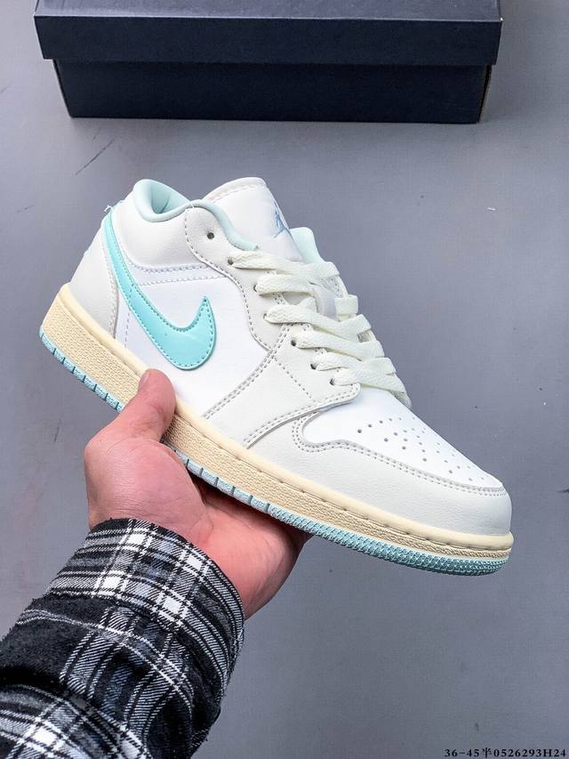 头层真标 耐克Nike Air Jordan Low 1 乔1低帮经典休闲鞋 0526293H24