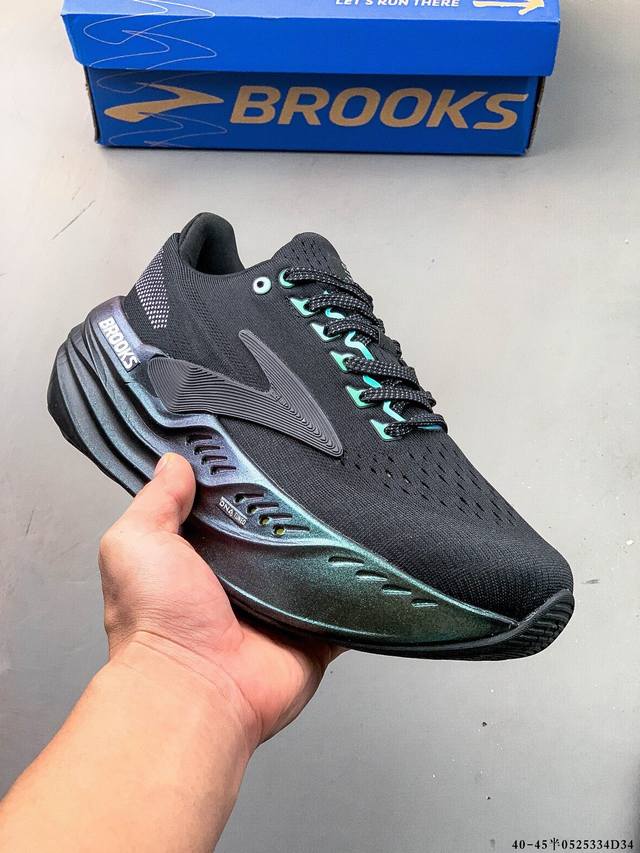 brooks布鲁克斯Glycerin Max超级甘油减震厚底马拉松跑步鞋 布鲁克斯跑鞋有著名的甘油 幽灵 追岚 烈风等系列 甘油作为旗舰级别的跑鞋 甘油系列已经