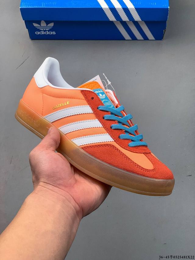 真标半码 阿迪达斯Adidas Gazelle 低帮复古百搭休闲运动板鞋 0525481X22