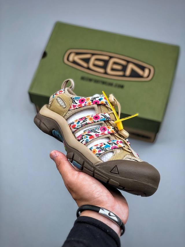 美国人气户外休闲鞋品牌 科恩Keen Uneek Uneek Flat-M 平底户外凉鞋 编织弹力溯溪涉水鞋 原厂订单正品 尺码 35-45