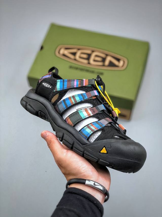 美国人气户外休闲鞋品牌 科恩Keen Uneek Uneek Flat-M 平底户外凉鞋 编织弹力溯溪涉水鞋 原厂订单正品 尺码 35-45