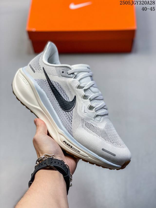 耐克Nike Air Zoom pegasus 41登月41代系列透气休闲运动跑步鞋 Fd2722 002 兼顾迅疾外观和稳固脚感 后跟覆面和中足动态支撑巧妙融