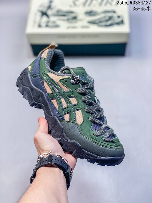 asics Gel-pickax 亚瑟士 登山徒步 户外运动平衡减震 抗冲击支撑 防滑耐磨平衡轻便 户外功能鞋 男女同款 货号 1203A817-020 尺码