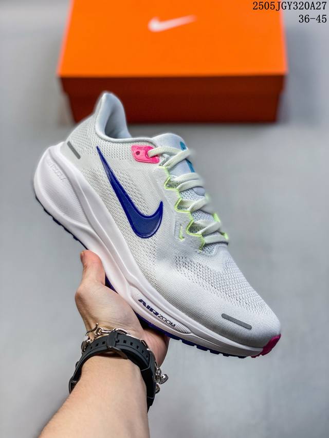 耐克Nike Air Zoom pegasus 41登月41代系列透气休闲运动跑步鞋 Fd2722 002 兼顾迅疾外观和稳固脚感 后跟覆面和中足动态支撑巧妙融