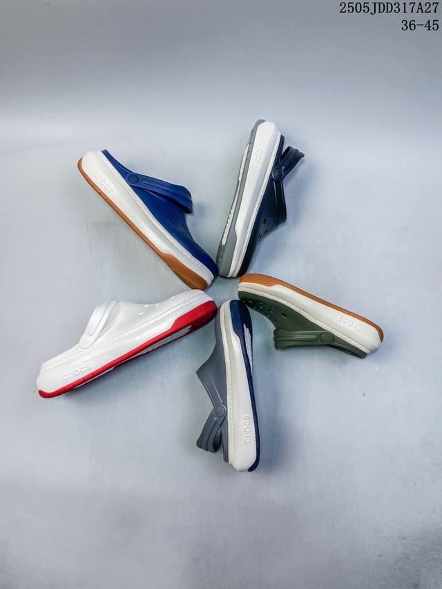 crocs卡骆驰 Crocsband Full Force Eva 厚底洞洞 运动凉鞋 男女同款 尺码 见图 编码 05Jdd317A27