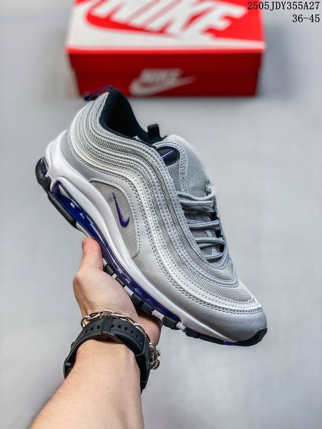 nike Air Max 97 Action Grape 银子弹低帮运动休闲鞋921826-109 尺码 见图 编码 0505Jdy335A27