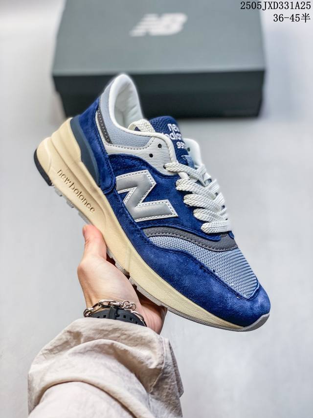 真标带半码 新百伦 Nb997系列 New Balance 997R 改良版系列低帮经典复古厚底休闲运动慢跑鞋 男女鞋半码制#升级原楦原数据开发版型#采用固色猪