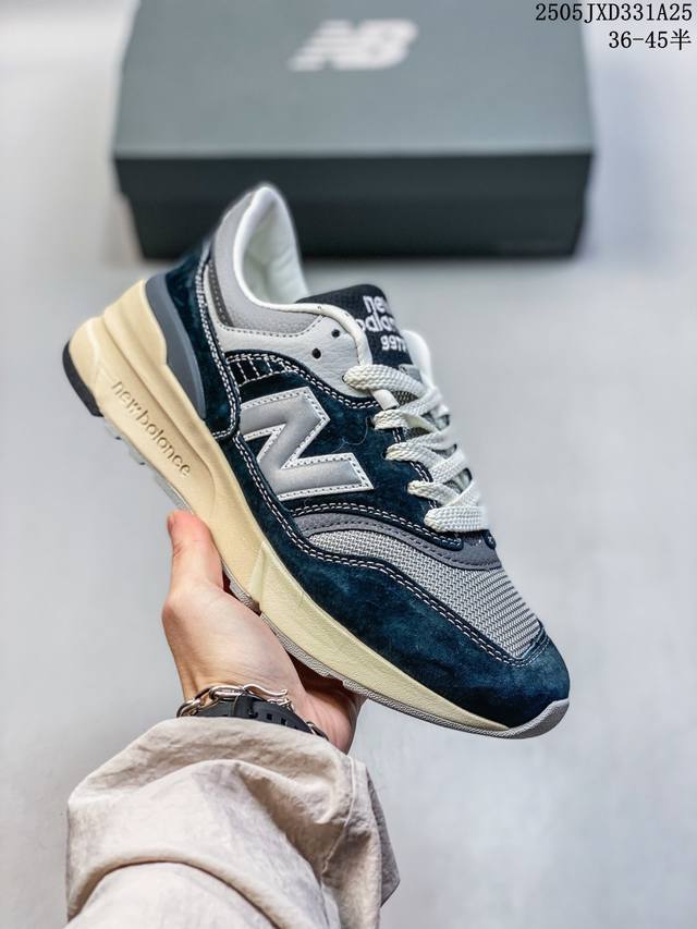 真标带半码 新百伦 Nb997系列 New Balance 997R 改良版系列低帮经典复古厚底休闲运动慢跑鞋 男女鞋半码制#升级原楦原数据开发版型#采用固色猪