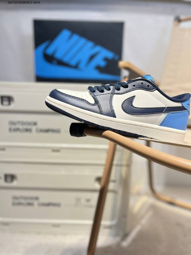 公司级头层皮乔丹Air Jordan 1 Low Aj1低帮系列篮球鞋 官方同步配色 原装级产物 #拒绝公底 立体鞋型 细节完美 高清洁度Cz0790 Qa70
