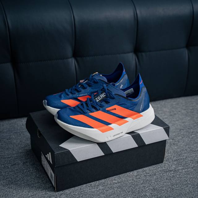 核心私 adidas Adizero Adios pro 4 M 阿迪透气轻盈低帮跑步鞋 货号 Jr6370 尺码 36 36.5 37 38 38.5 39