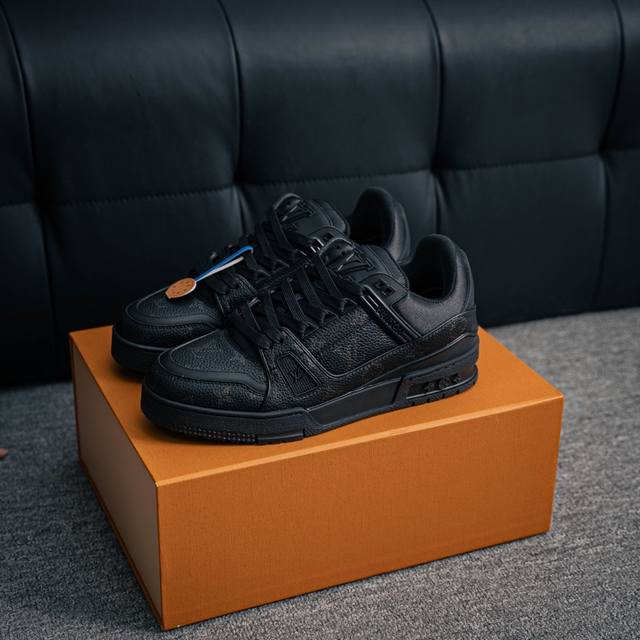 核心私 tyler X Louis Vuitton 路易威登 Lv Trainer 联名款 低帮休闲板鞋 海淘代购同渠道品质 高端零售 外贸充正专供 原版购入开