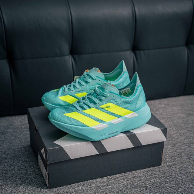 核心私 adidas Adizero Adios pro 4 M 阿迪透气轻盈低帮跑步鞋 货号 Jr1251 尺码 36 36.5 37 38 38.5 39