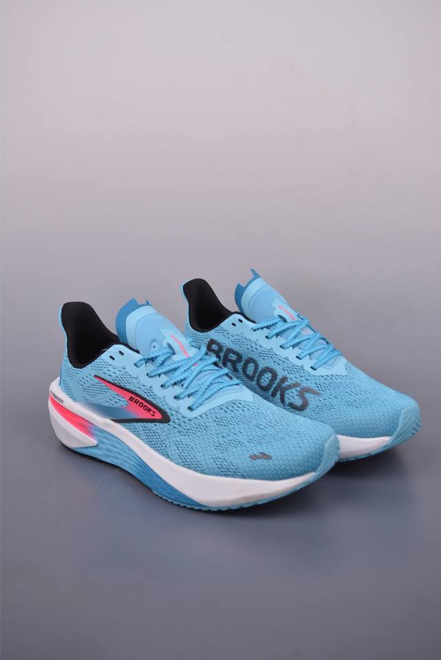 brooks 布鲁克斯 Hyperion Max 2 超弹轻盈跑步鞋 实拍首发 低帮透气缓震支撑休闲运动慢跑鞋 采用改进工程空气网眼组合热熔工艺 鞋面材质搭载D