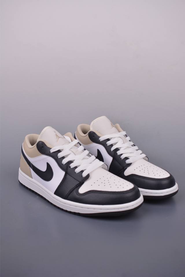 air Jordan 1 Low 黑棕 aj1乔1低帮休闲板鞋 同步官方配色 市场唯一独家头层皮打造 原鞋原档案开发 原厂皮料 原档冲孔鞋头 正确满胶鞋垫 四线