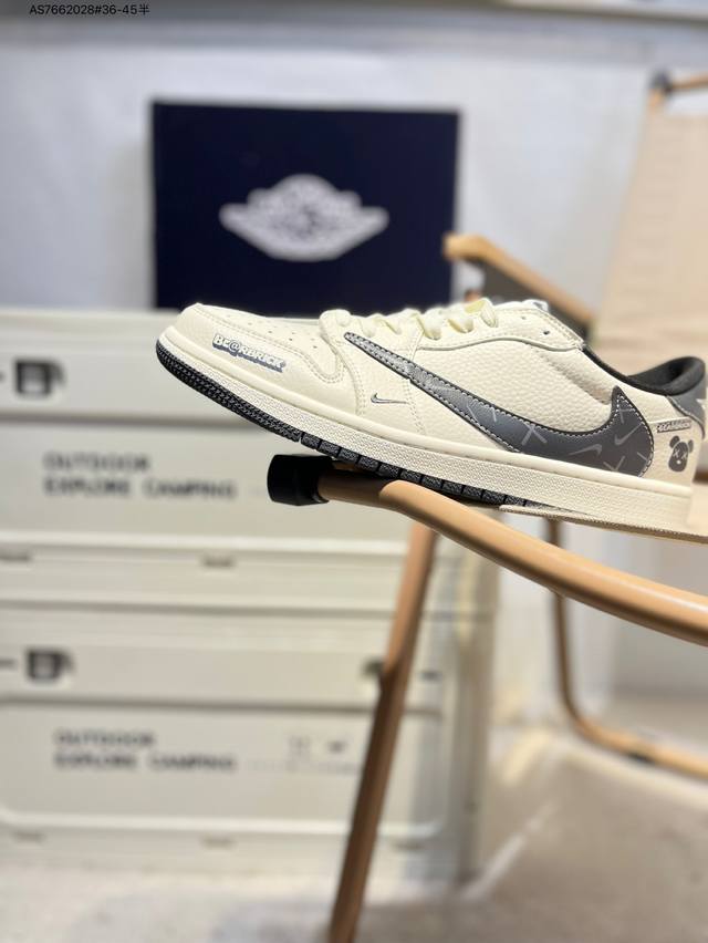 公司级头层皮乔丹Air Jordan 1 Low Aj1低帮系列篮球鞋 官方同步配色 原装级产物 #拒绝公底 立体鞋型 细节完美 高清洁度Ld2025 As76
