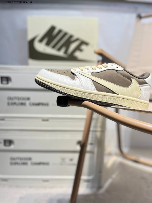 air Jordan 1 Low Golf Sp Neutral Oliv Aj1乔丹一代高尔夫版系列低帮经典复古文化休闲运动鞋 Ts联名倒钩 Dz4137 C