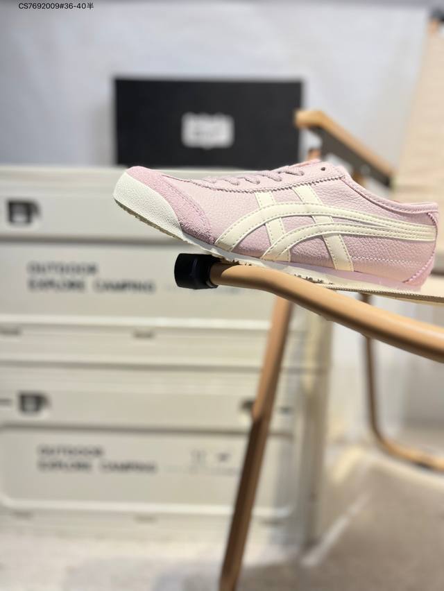 onitsuka Tiger Mexico 66 鬼冢虎 墨西哥升级版系列低帮复古经典虎爪百搭休闲皮革慢跑鞋1183B771 Cs7692009#36-40半