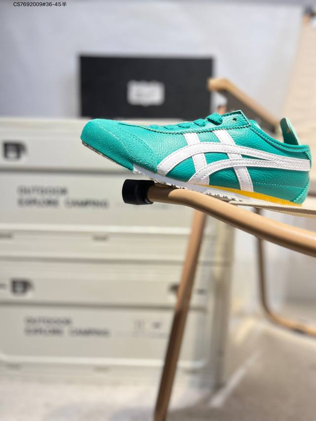 onitsuka Tiger Mexico 66 鬼冢虎 墨西哥升级版系列低帮复古经典虎爪百搭休闲皮革慢跑鞋1183B771 Cs7692009#36-45半