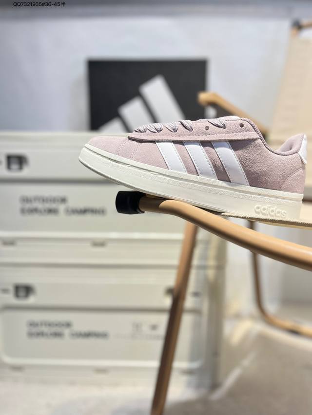 adidas Grand Court Base 00S 格兰德学院系列低帮休闲运动板鞋Ih3848 Qq7321935#36-45半